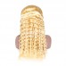 Stema 613 Blonde Full Lace Wig Deep Wave Virgin Hair Wig